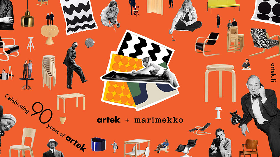 Artek + Marimekko stool60
