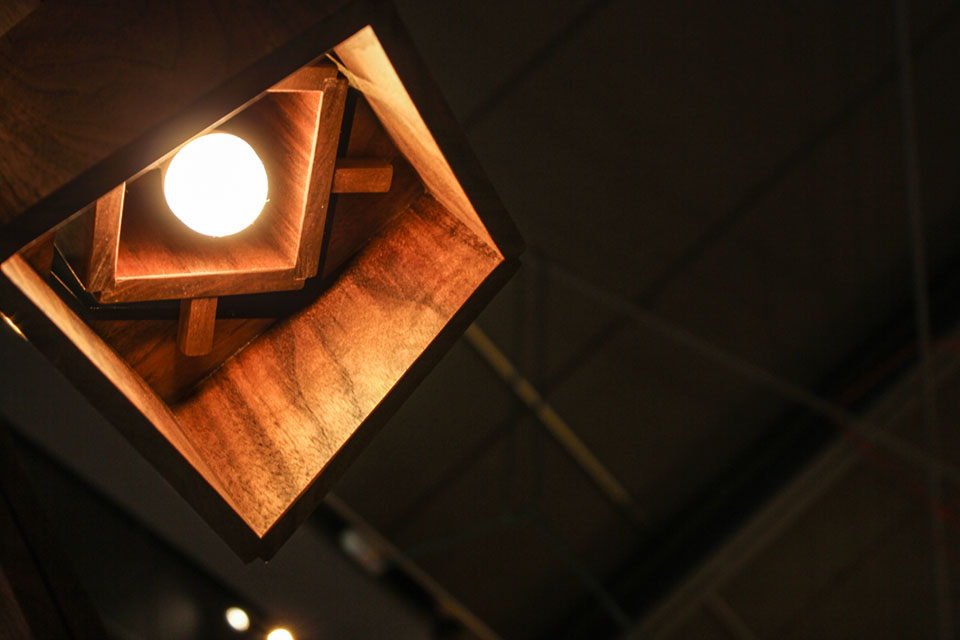 double square pendant lamp（ダブルスクエア ペンダントランプ）