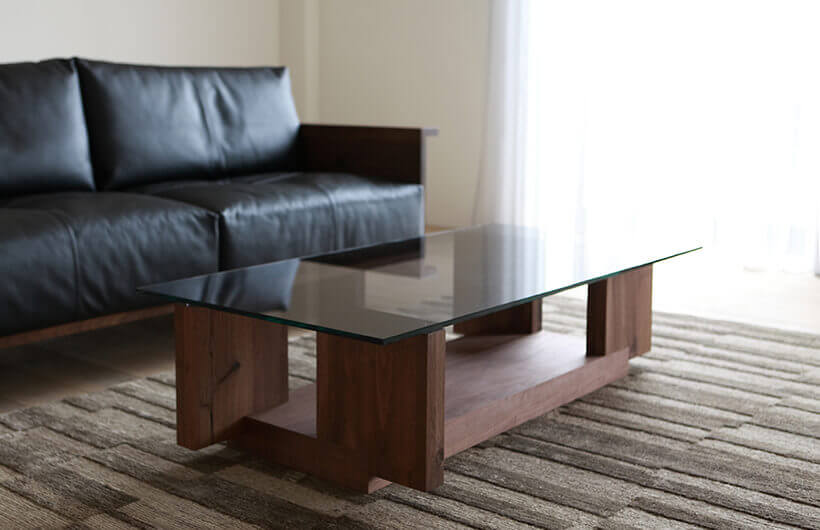 CARAMELLA Living Table glass